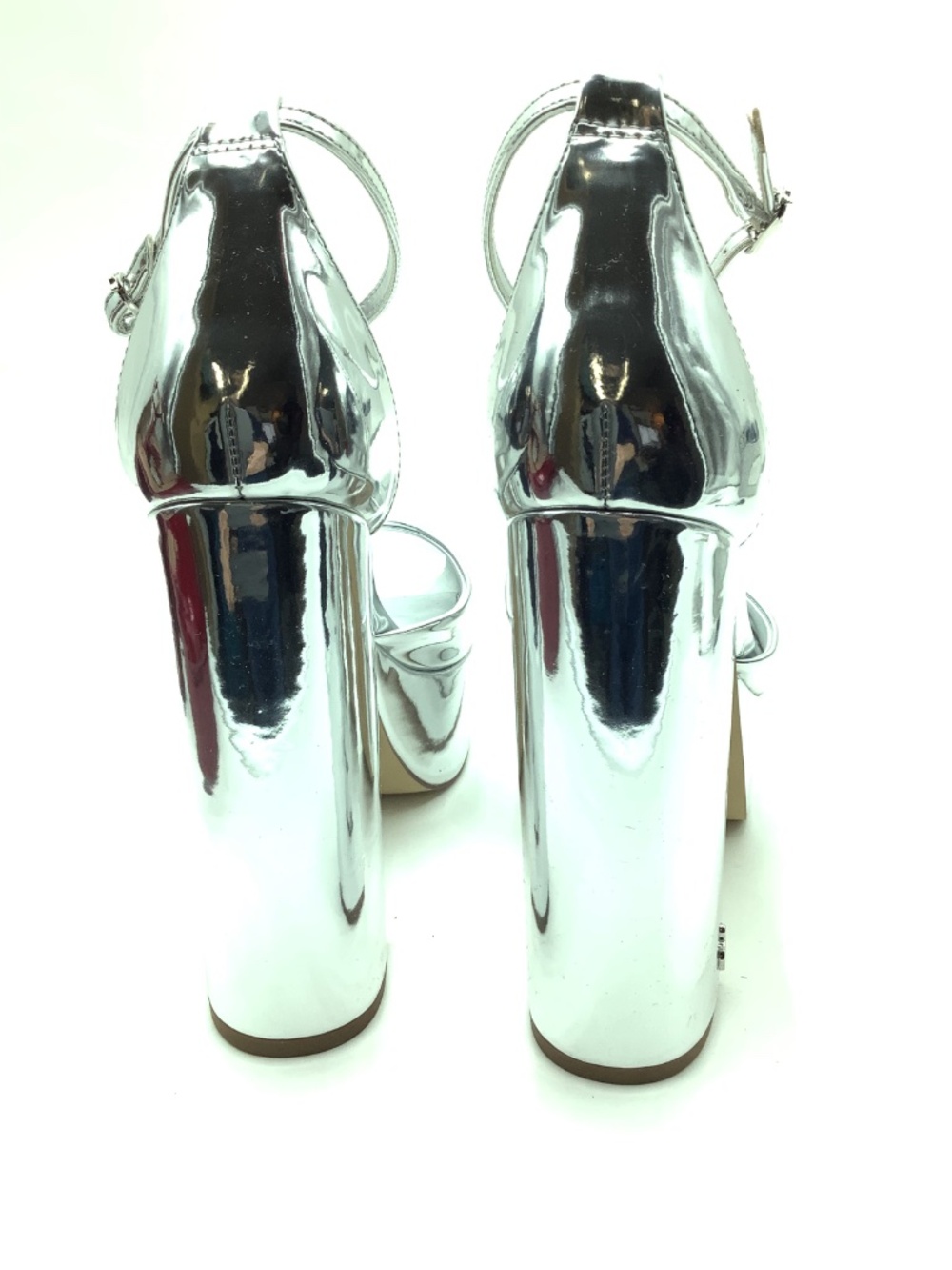 Sam Edelman Koi Platform Heel Patent Leather Metallic Size 7.5 - Picture 5 of 7